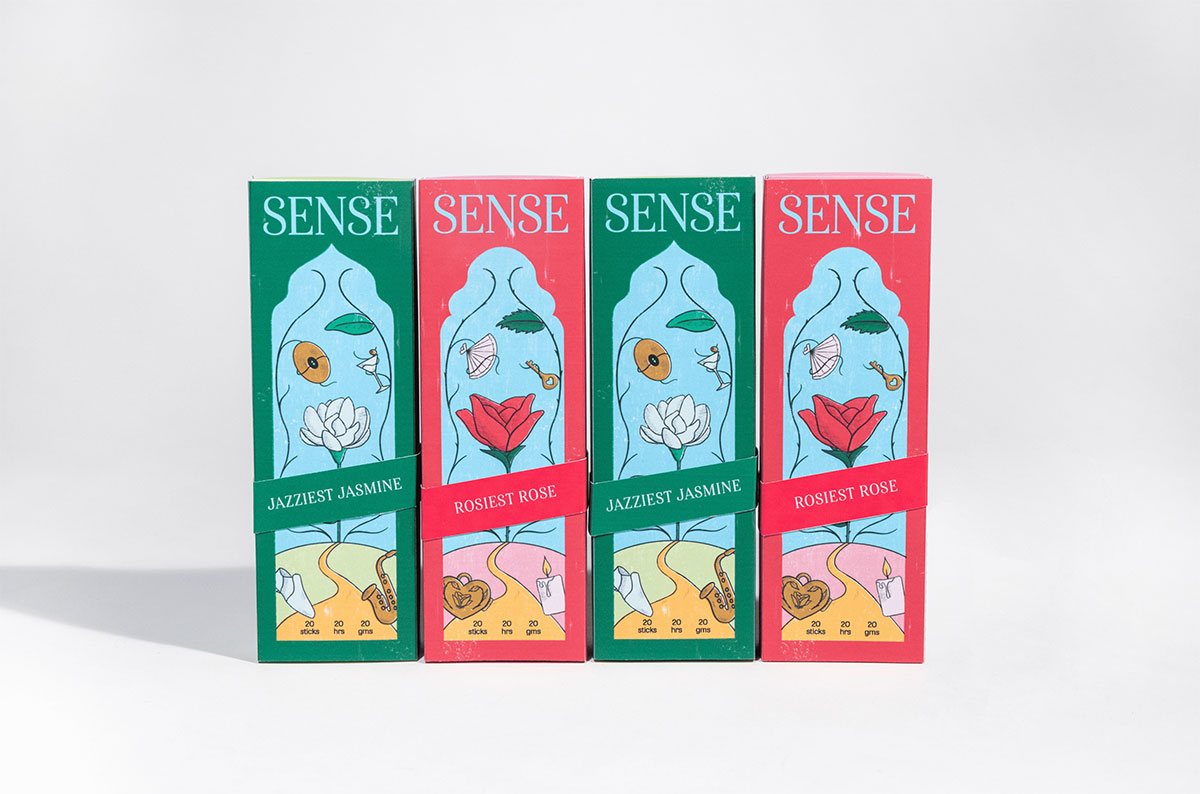 SENSE香熏包装盒设计、SENE包装设计