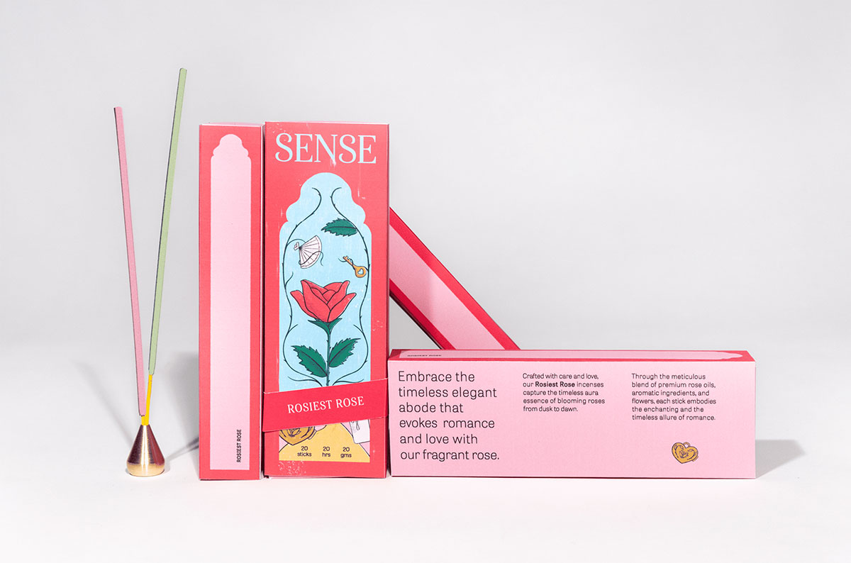 SENSE香熏包装盒设计、SENE包装设计