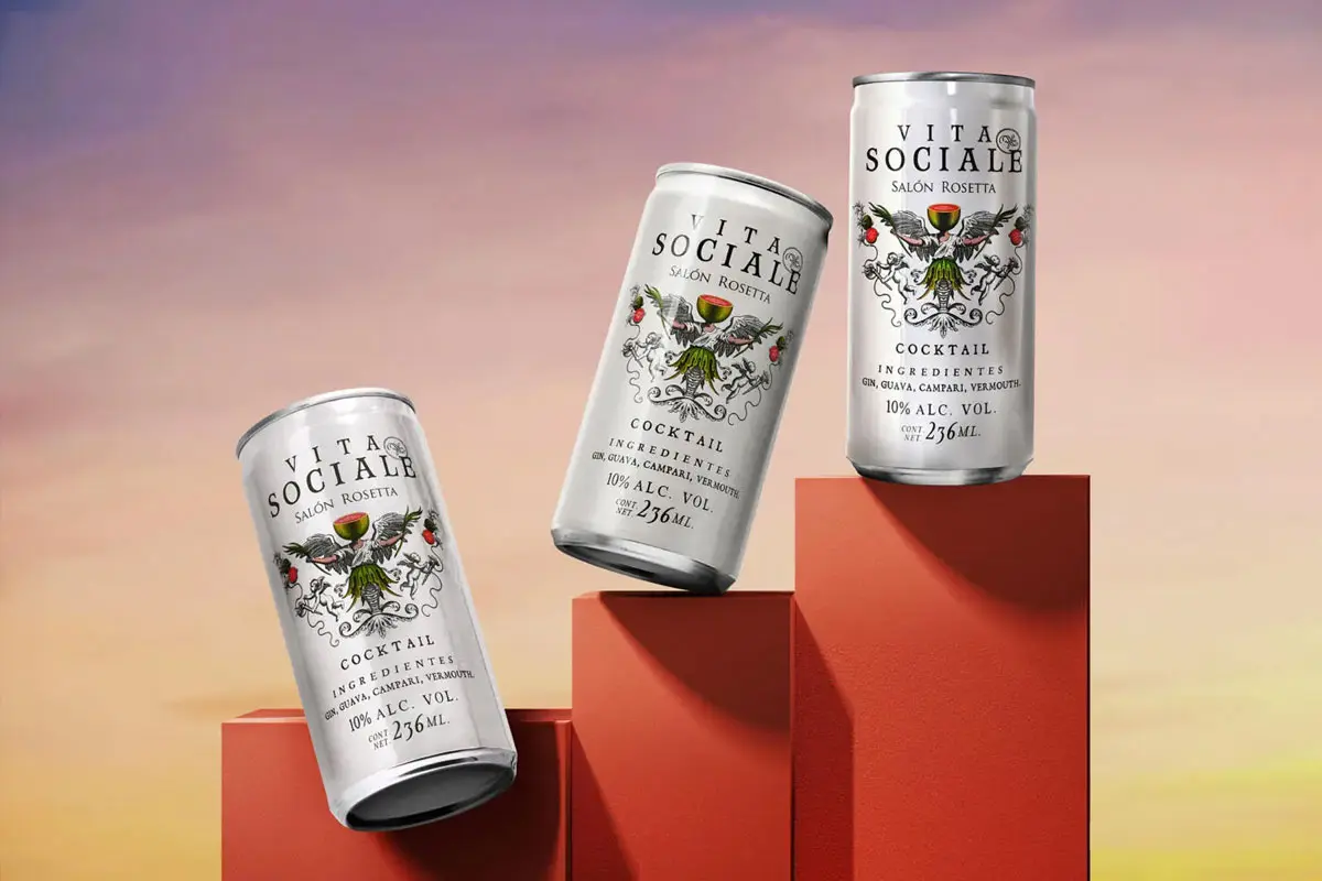 啤酒易拉罐包装设计 Rosetta啤酒包装设计