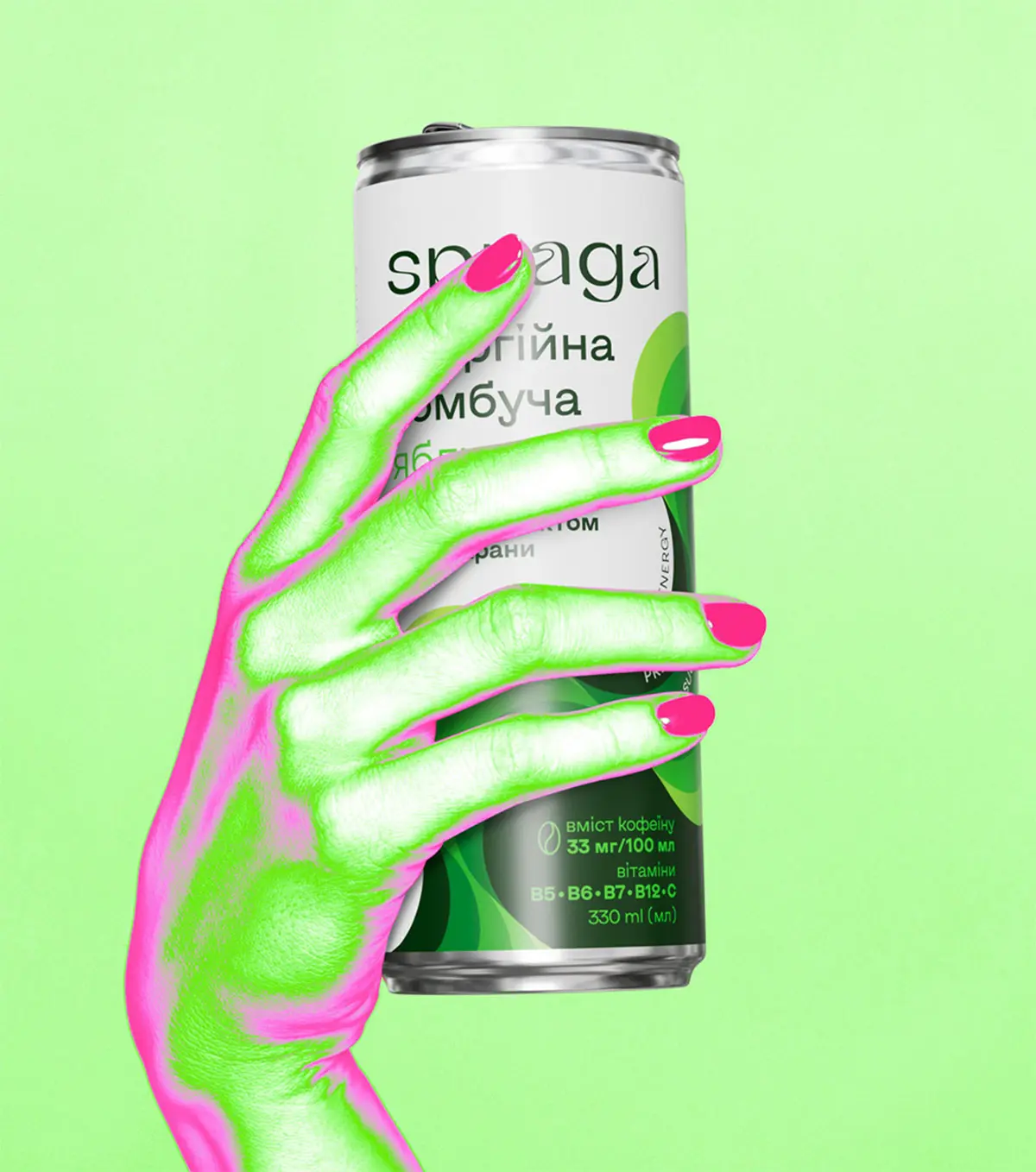 康普茶能量饮料包装设计