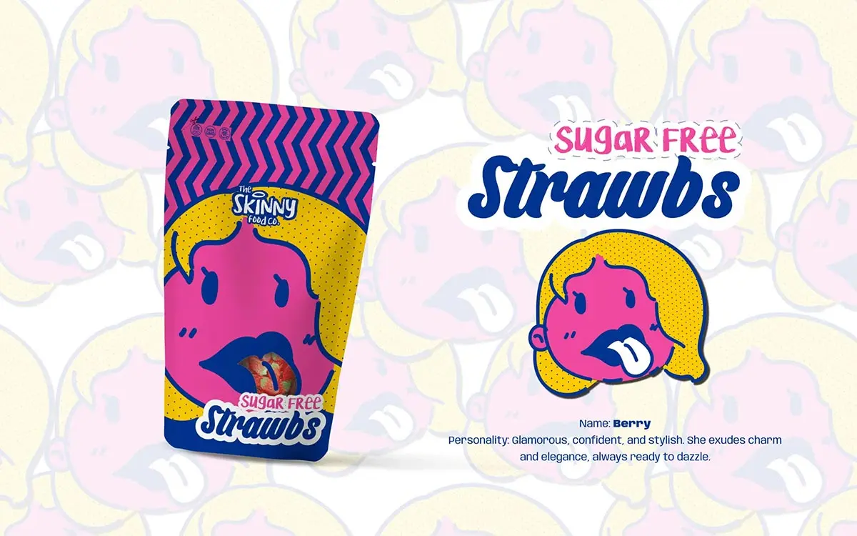 抽象IP插画包装设计