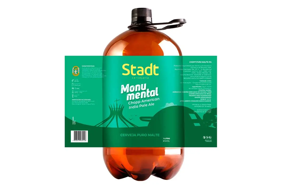 德国STADT啤酒-城市插画设计