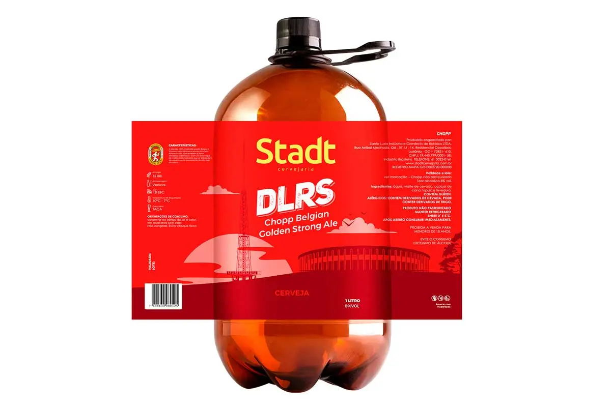 德国STADT啤酒-城市插画设计