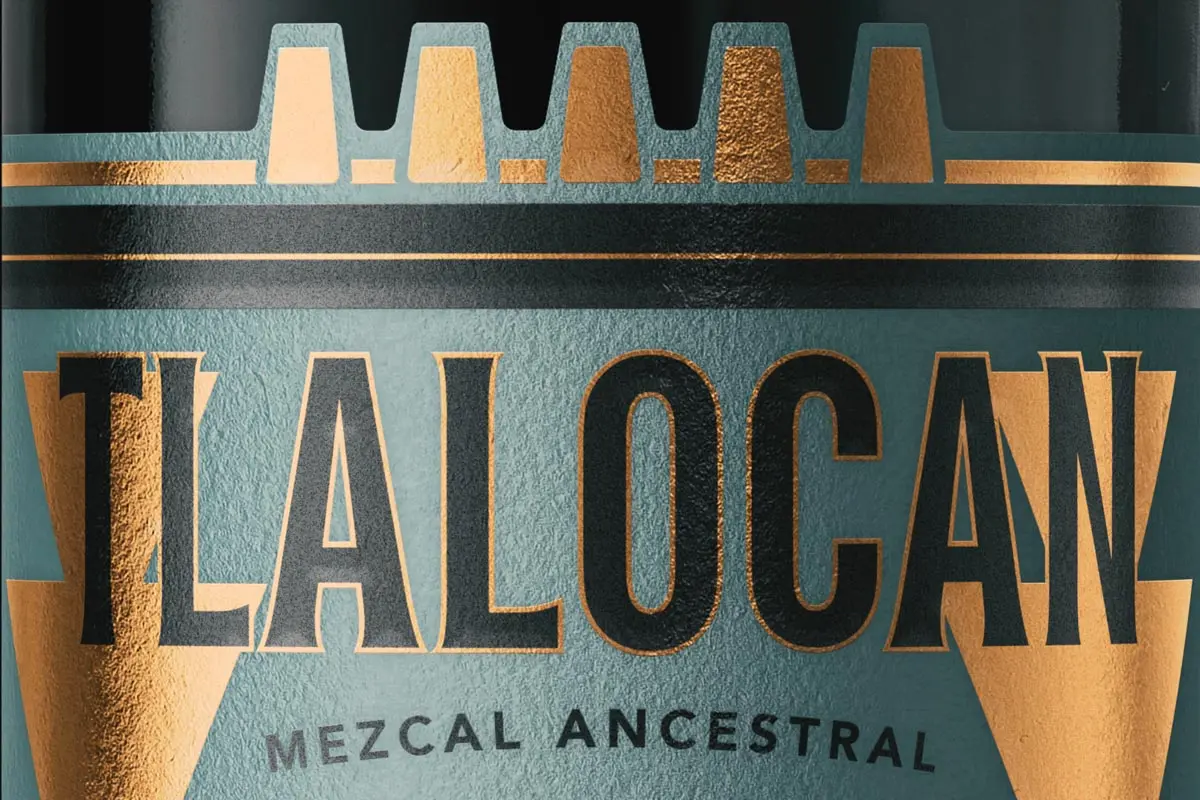 墨西哥TLALOCAN龙舌兰酒-阿兹特克神话插画设计