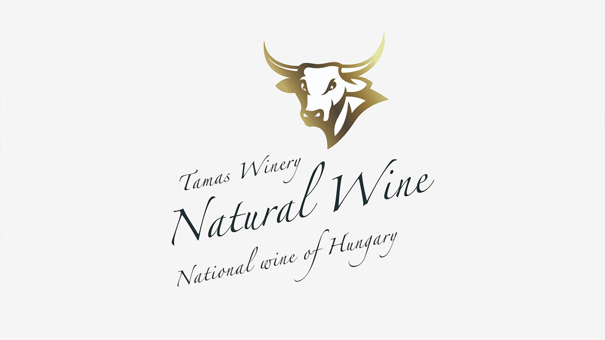 匈牙利Tamas Winery红酒-公牛酒庄插画设计