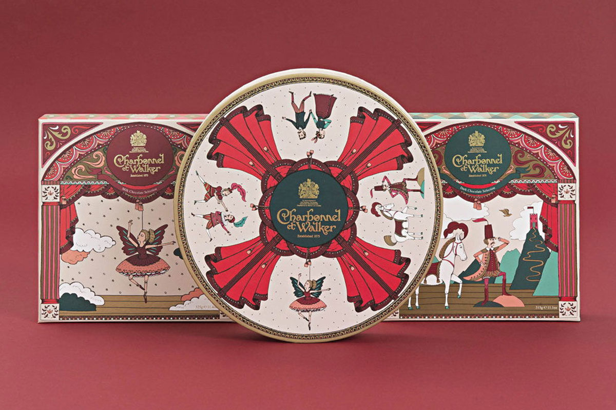 节日包装盒设计 英国高端巧克力品牌包装设计