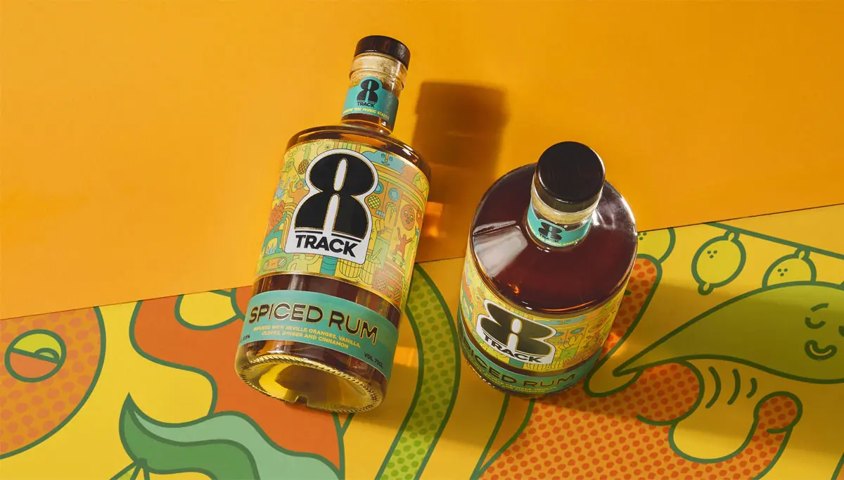 8Track朗姆酒包装设计