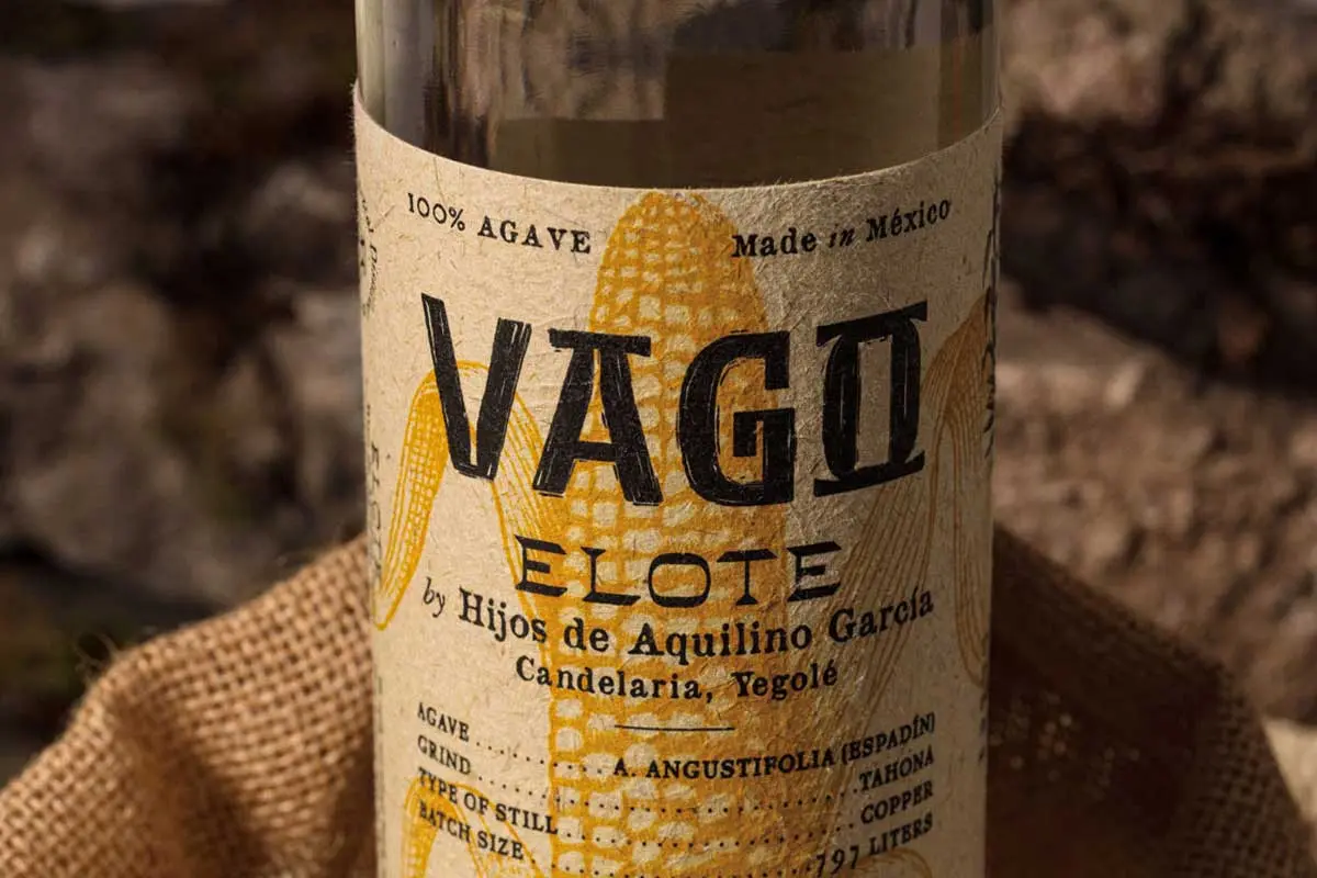 墨西哥Mezcal Vago龙舌兰酒-复古怀旧插画设计