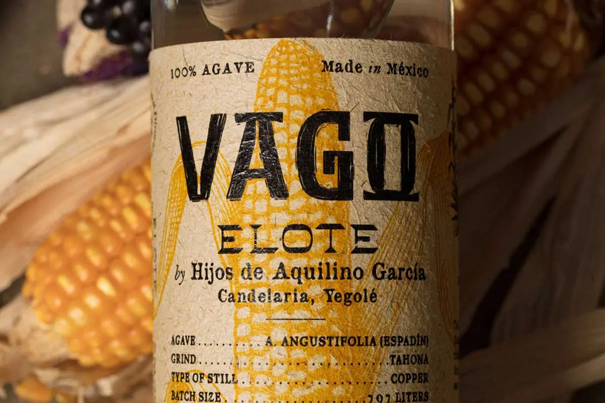 墨西哥Mezcal Vago龙舌兰酒-复古怀旧插画设计