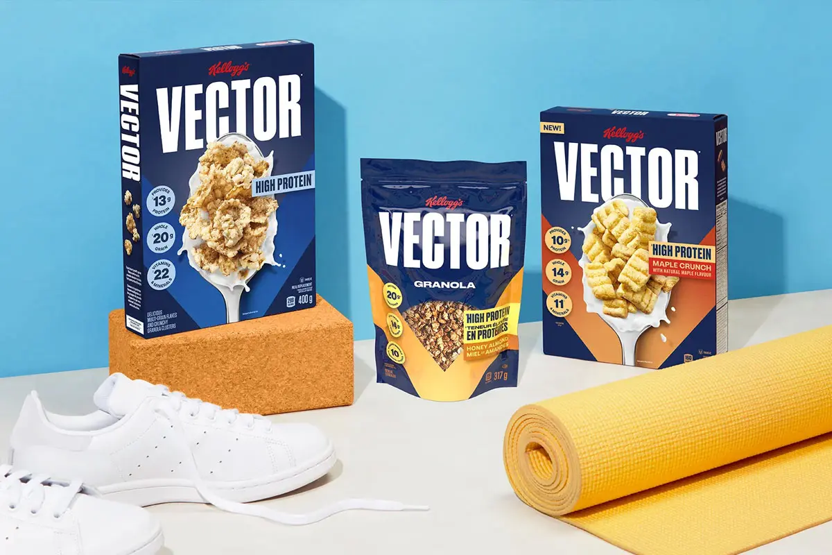 早餐食品包装设计 VECTOR麦片包装设计