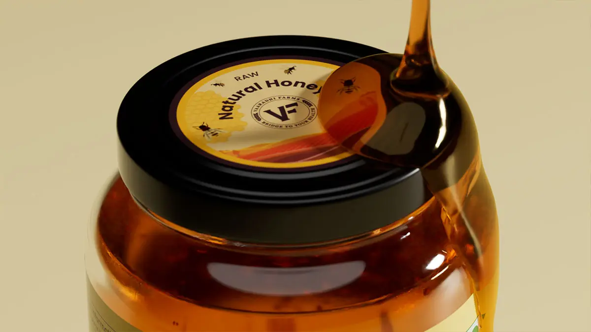 蜂蜜元素包装设计