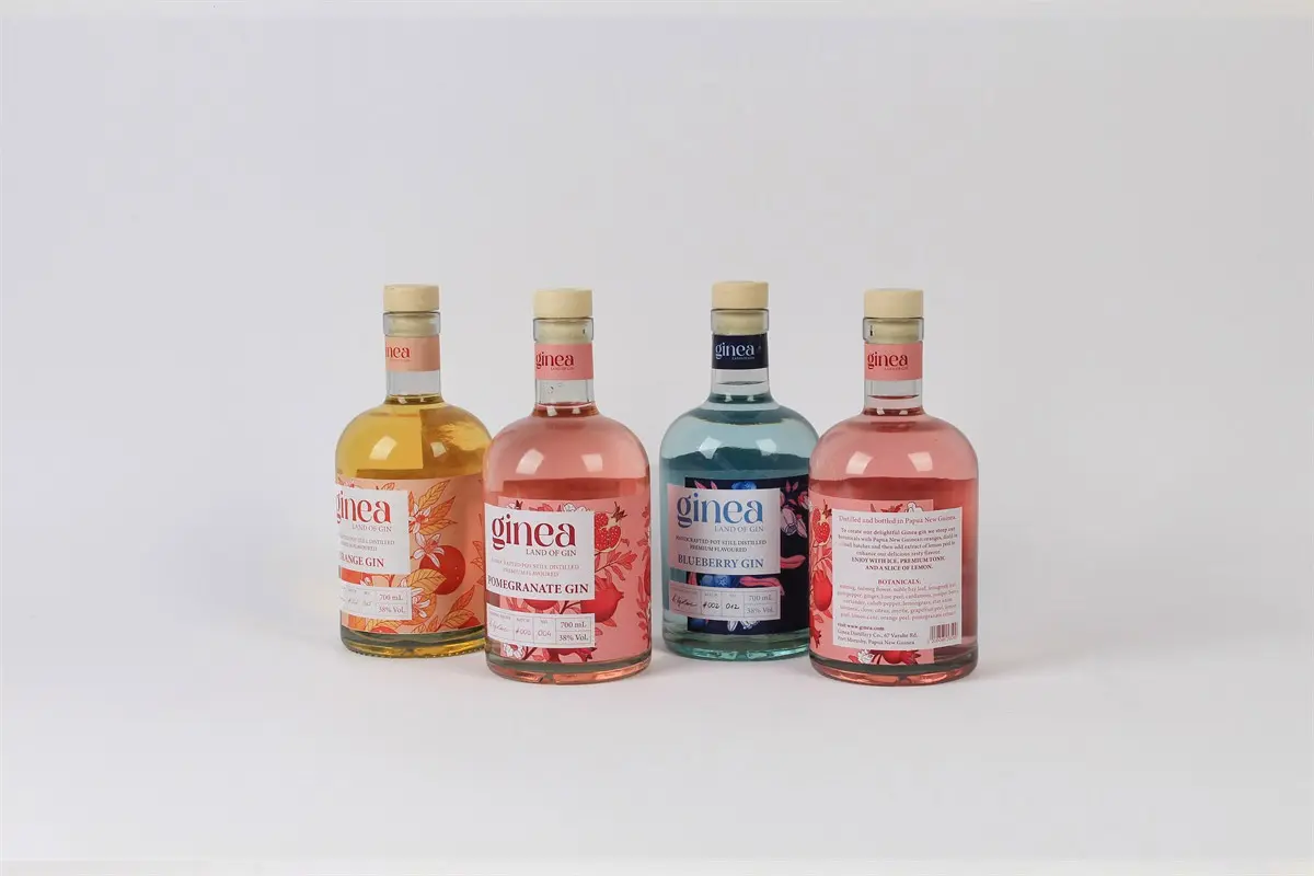 荷兰Ginea杜松子酒包装-水果插画设计