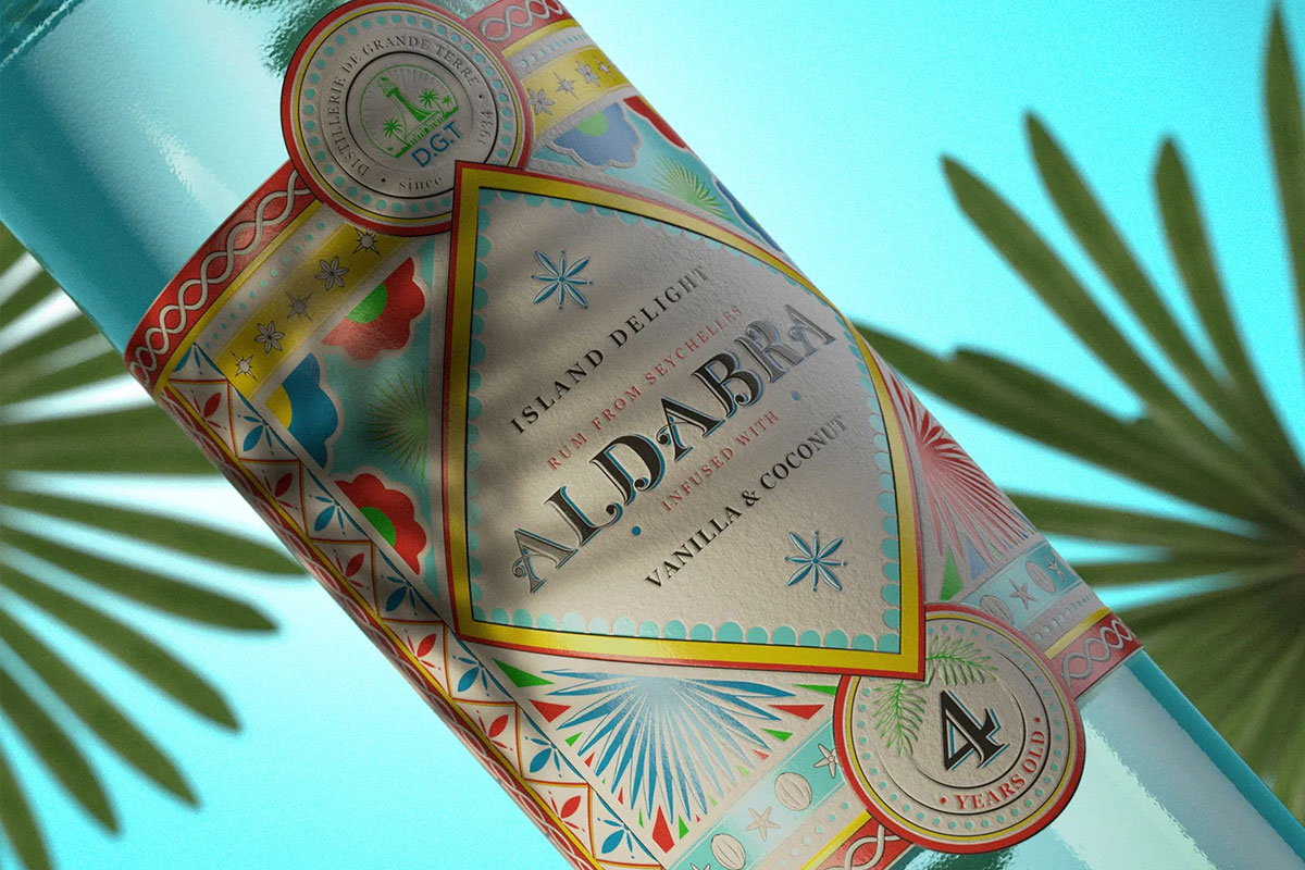 酒标设计 ALDABRA朗姆酒酒标设计