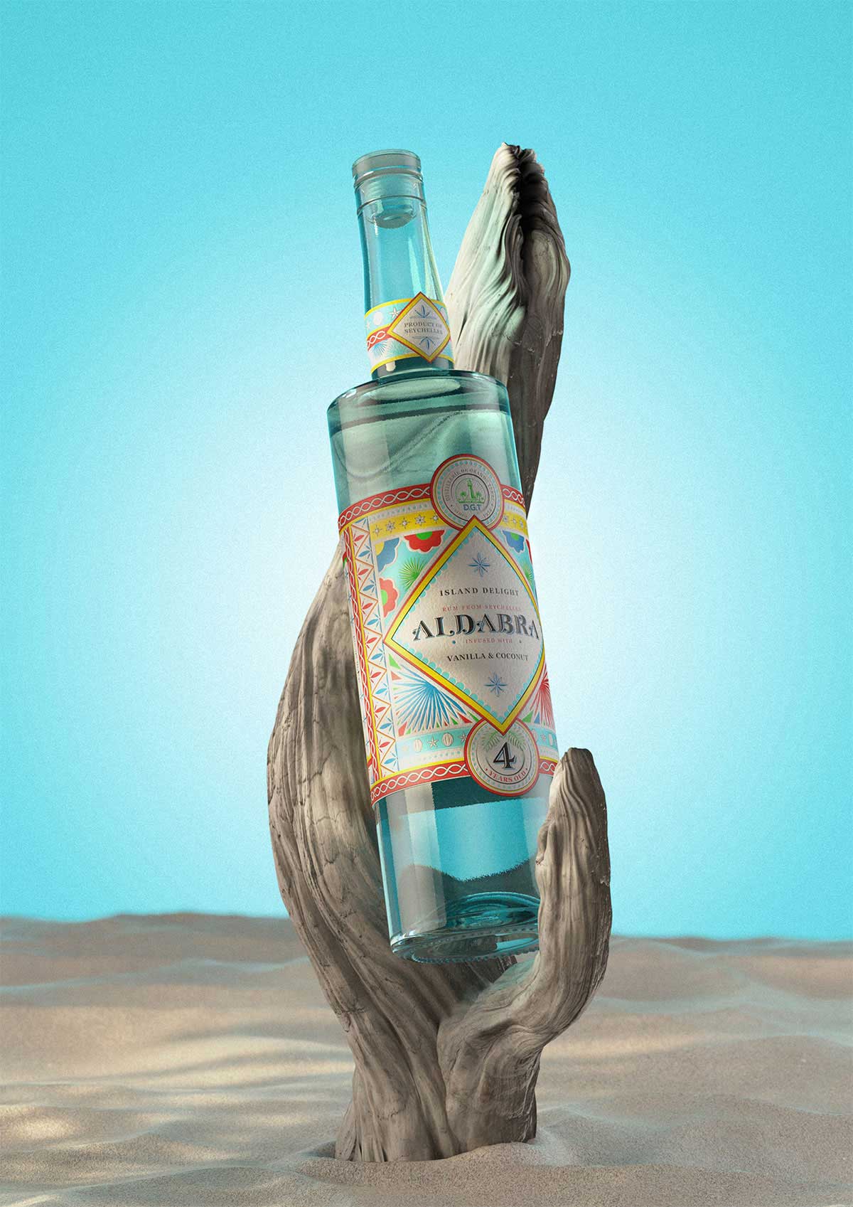 ALDABRA朗姆酒包装设计