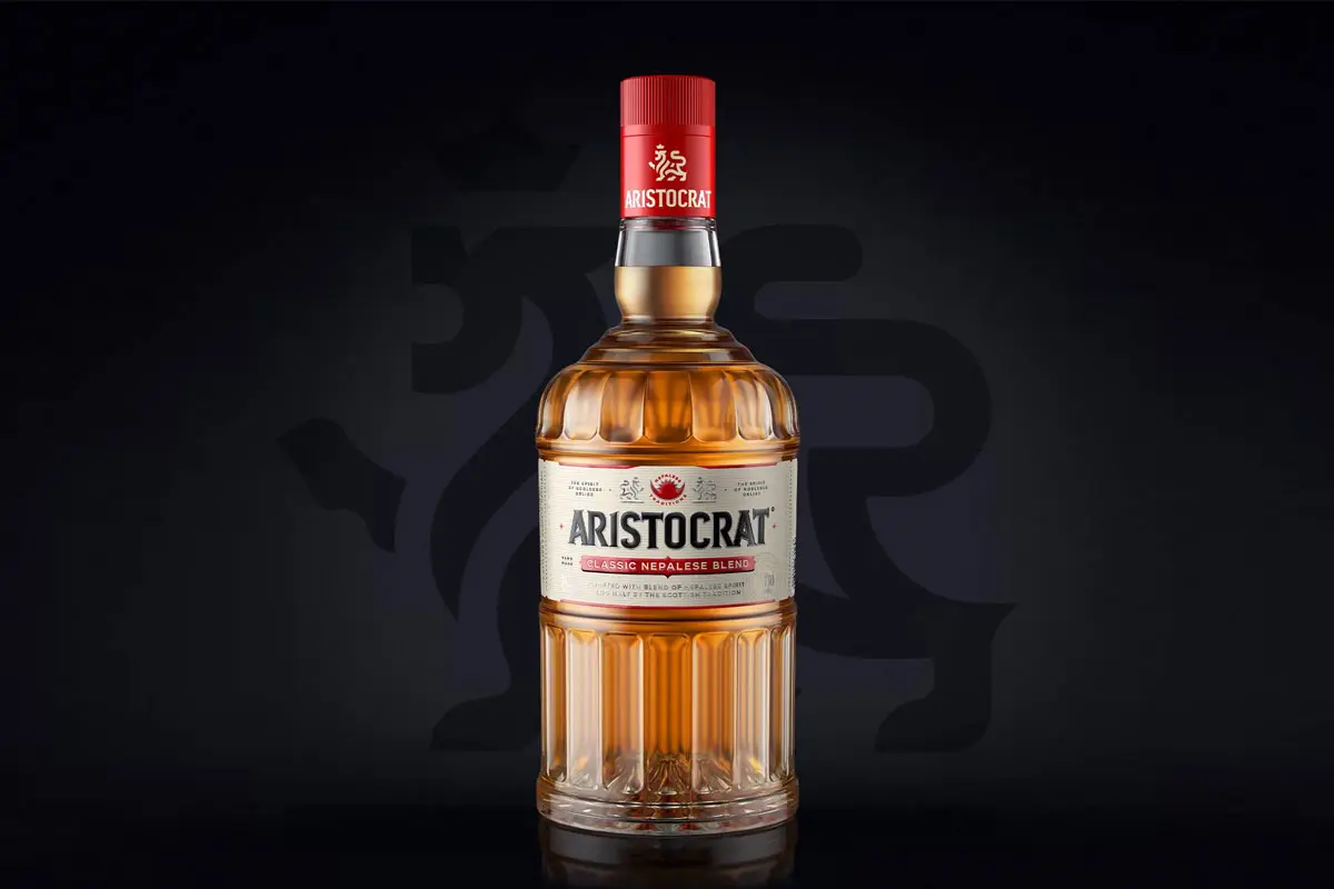 建筑元素瓶标设计 ARISTOCRAT威士忌包装设计