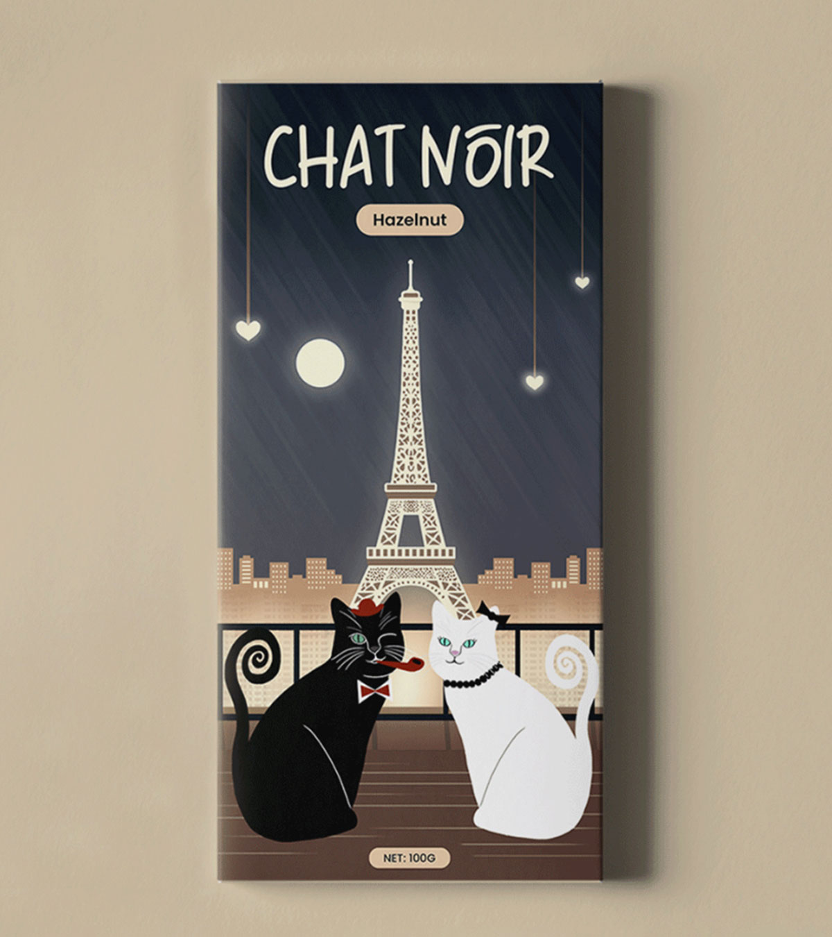 CHAT NOIR巧克力，高端食品包装设计
