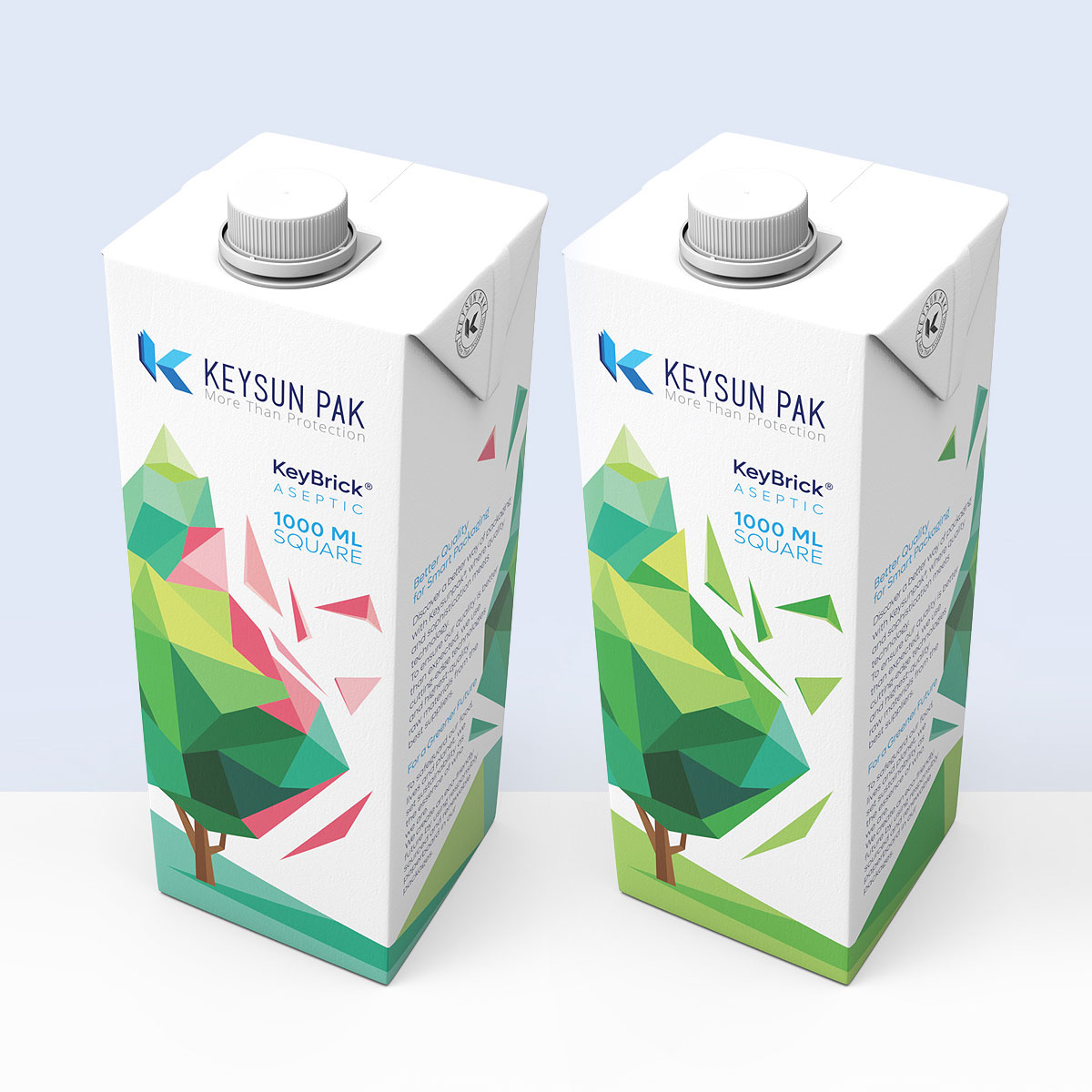 伊朗KEYSUN PAK乳制品纸盒包装设计