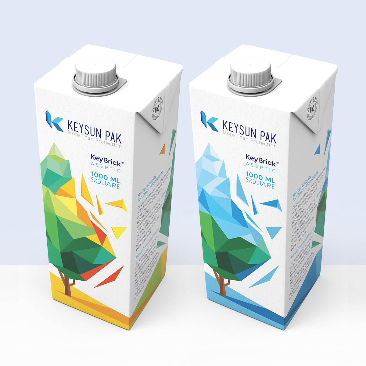 伊朗KEYSUN PAK乳制品纸盒包装设计