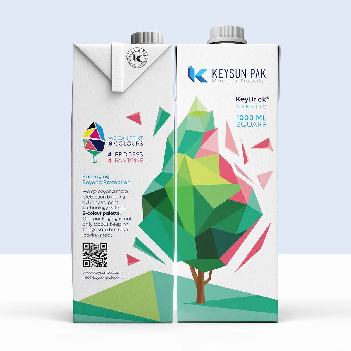 伊朗KEYSUN PAK乳制品纸盒包装设计