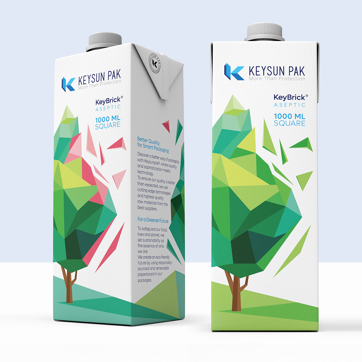 伊朗KEYSUN PAK乳制品纸盒包装设计