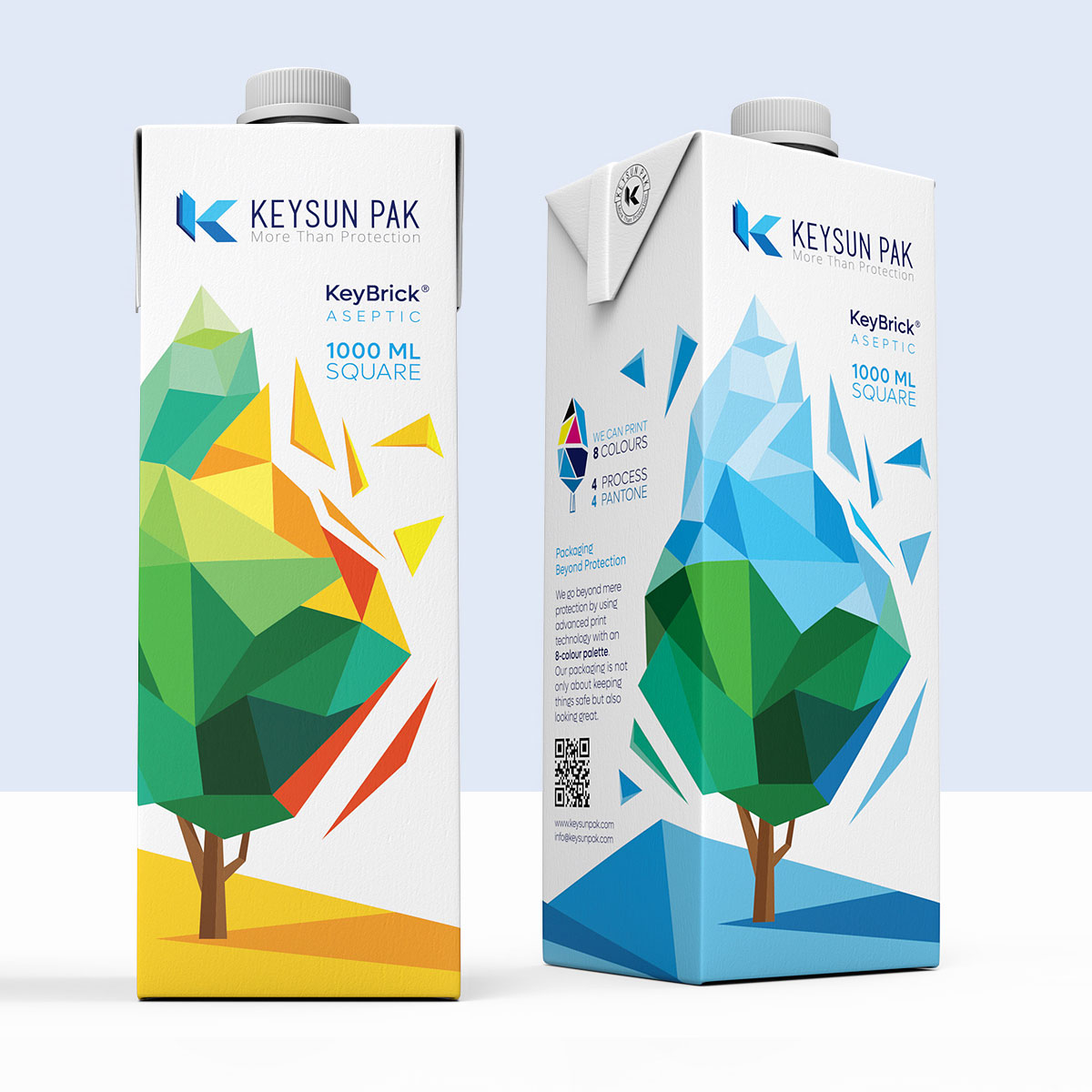 伊朗KEYSUN PAK乳制品纸盒包装设计