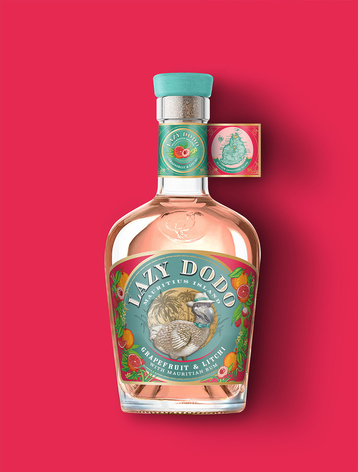 LAZY DODO朗姆酒瓶标设计