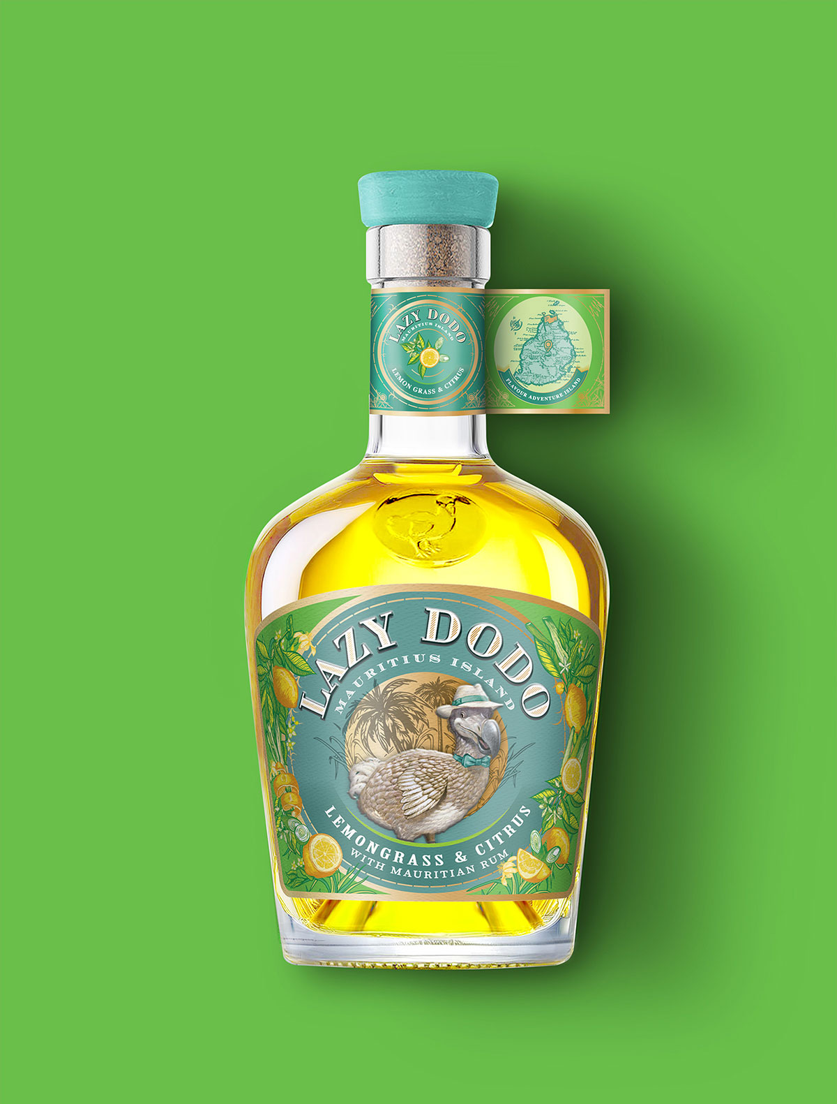 LAZY DODO朗姆酒瓶标设计