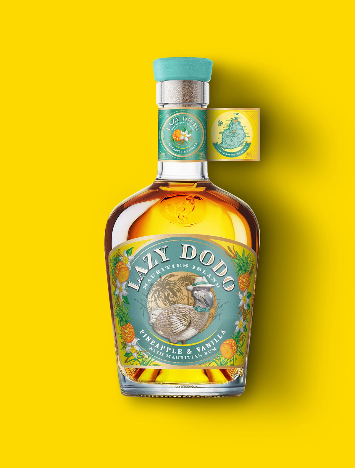 LAZY DODO朗姆酒瓶标设计