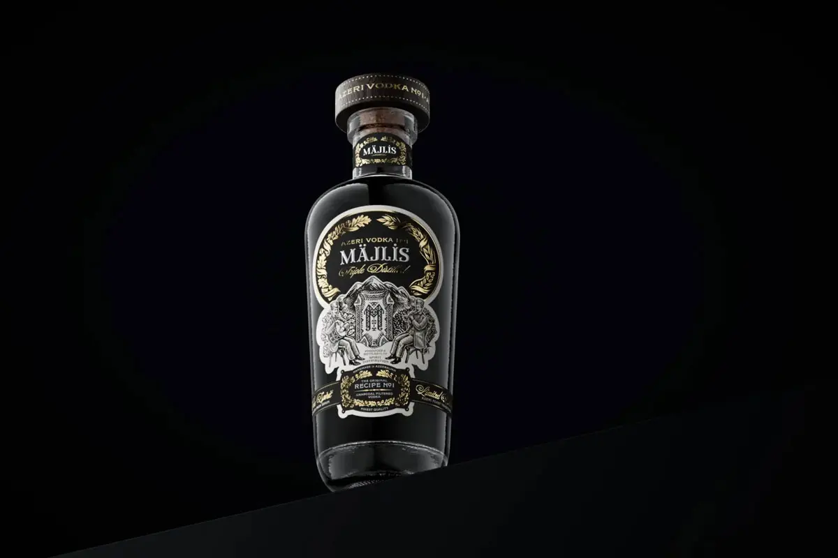 伊斯兰教酒标设计 MÄJLIS杜松子酒包装设计