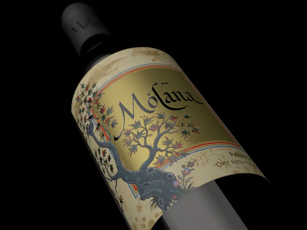 伊朗千年葡萄酒包装设计