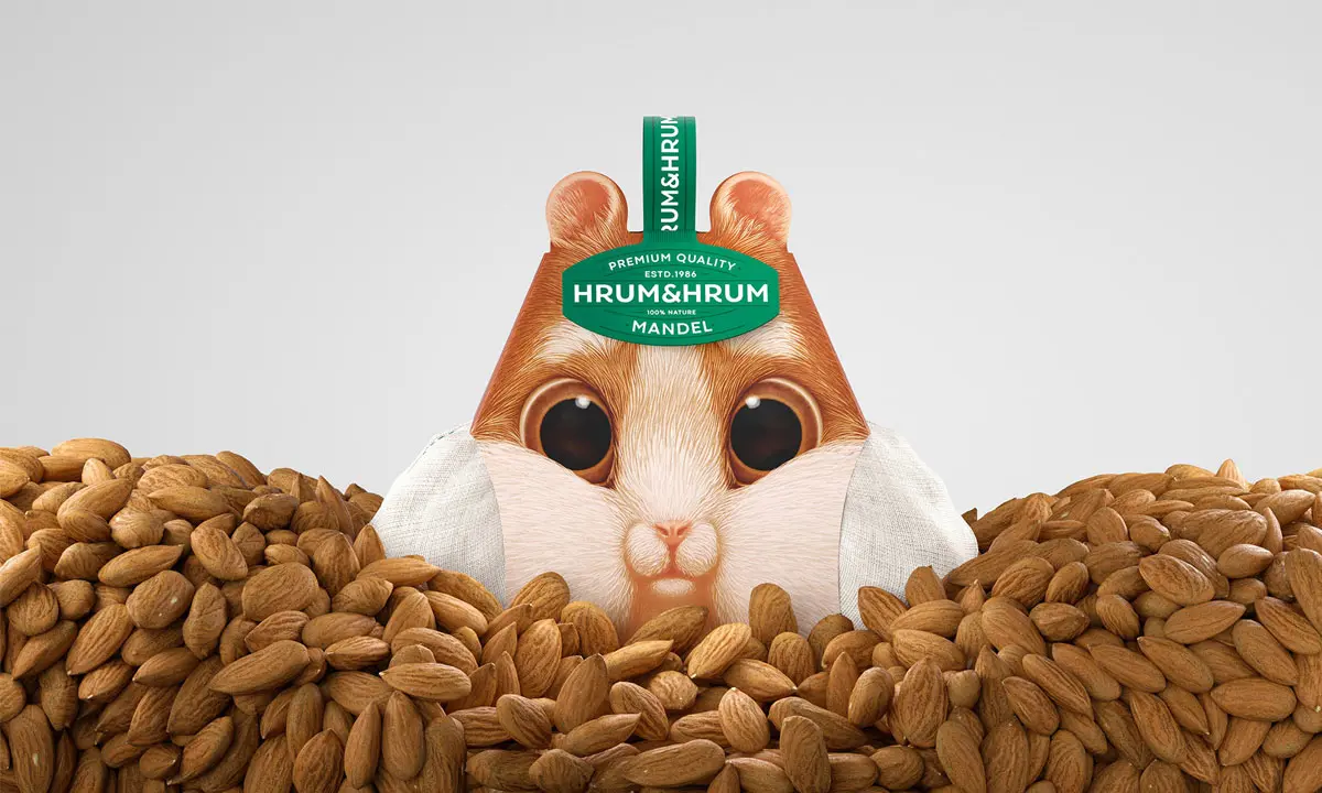 异形袋坚果包装设计