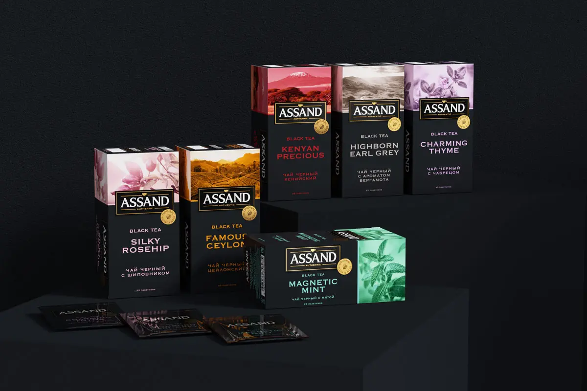 茶业包装盒设计 Assand茶业包装设计