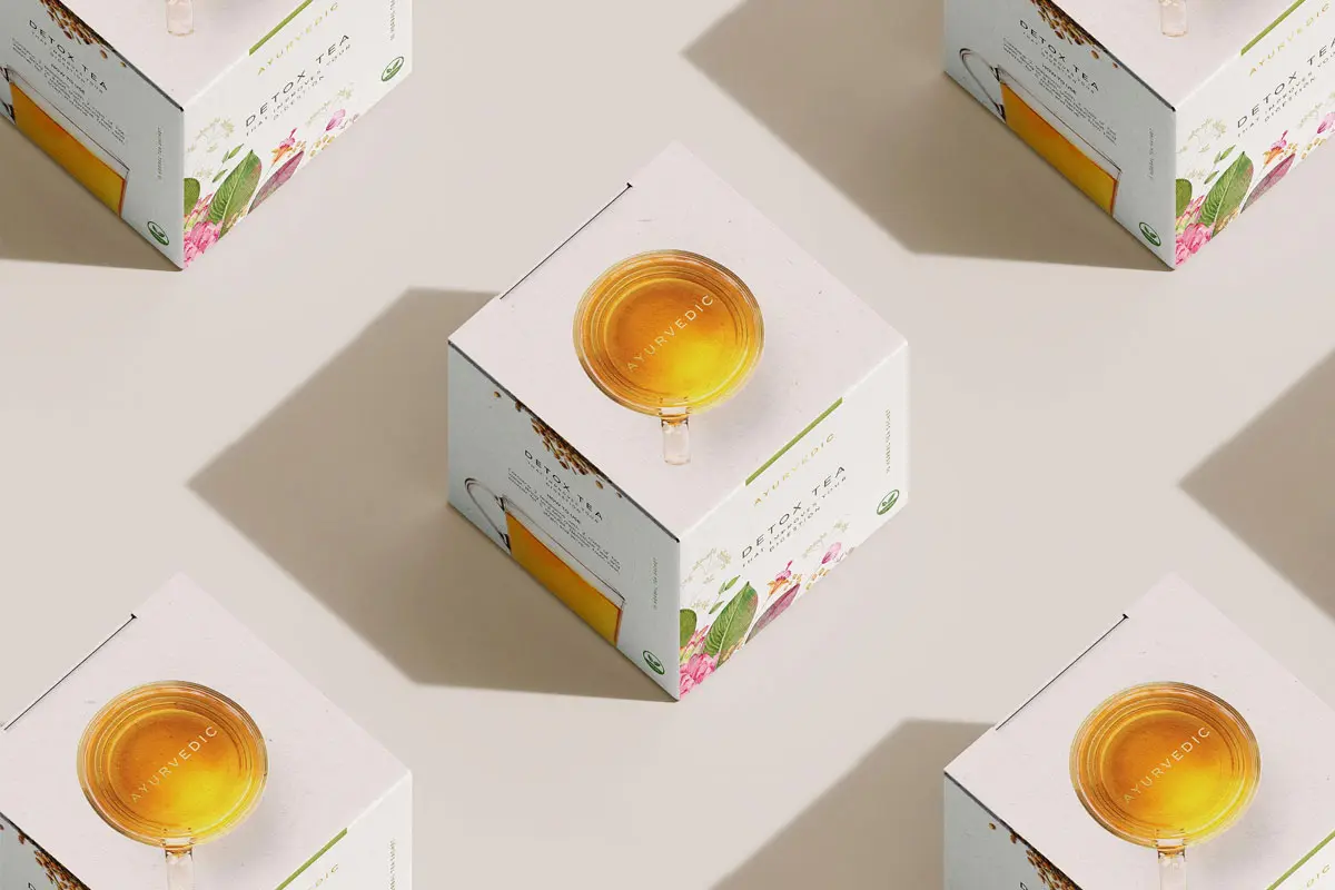 Ayurvedic茶业包装设计