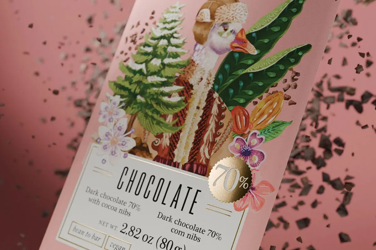 进口有机巧克力包装