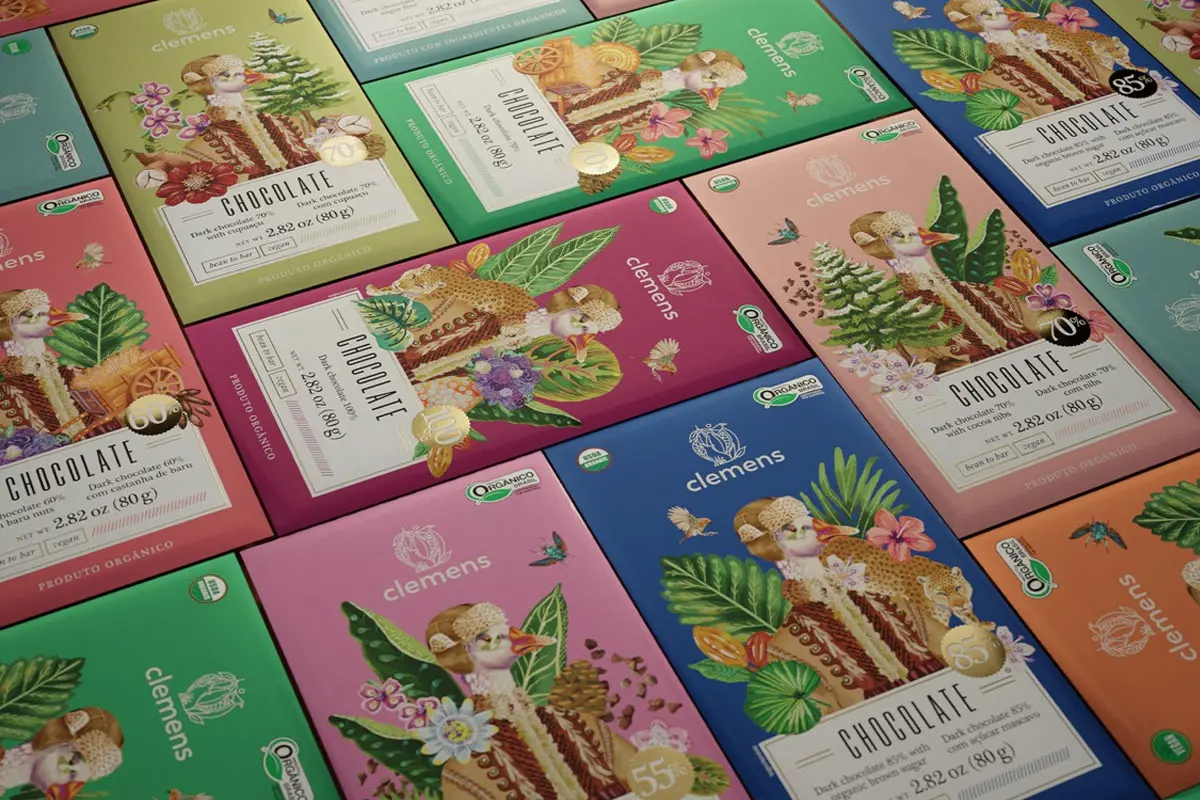 Clemens巧克力包装升级