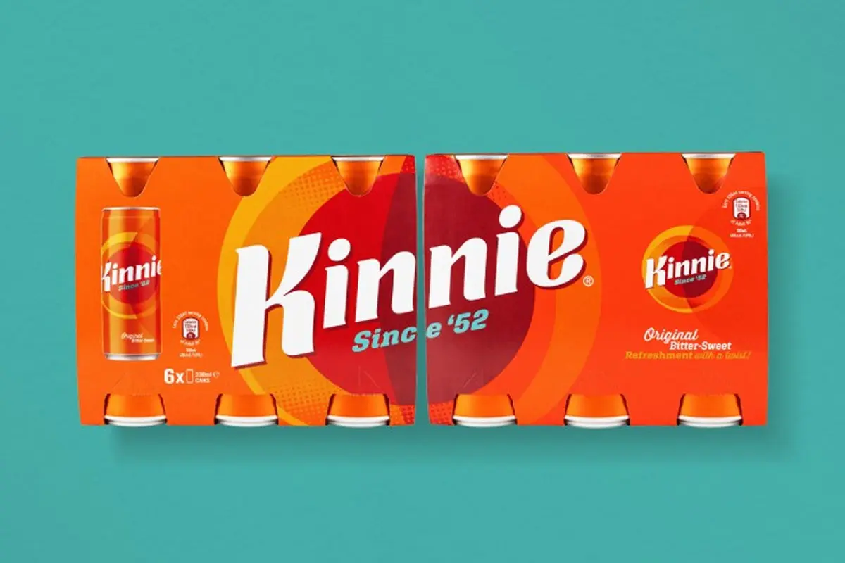 深橙色饮料包装