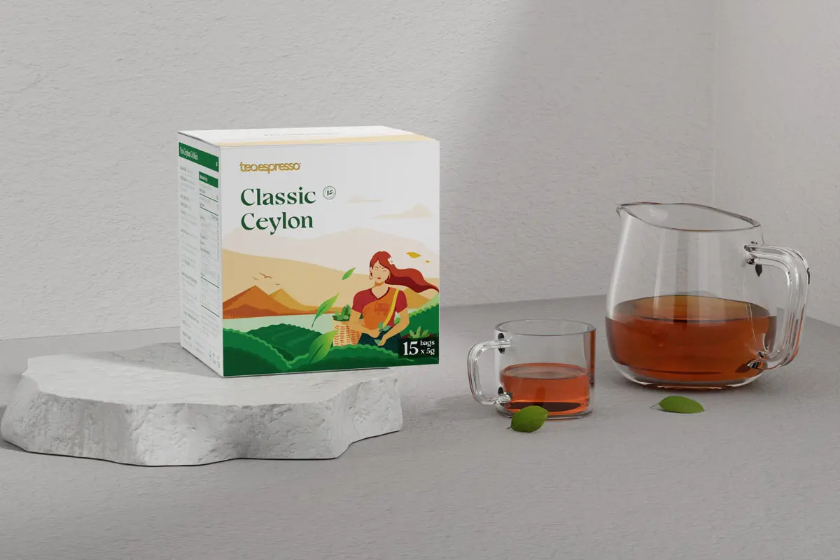 平面插画茶包装