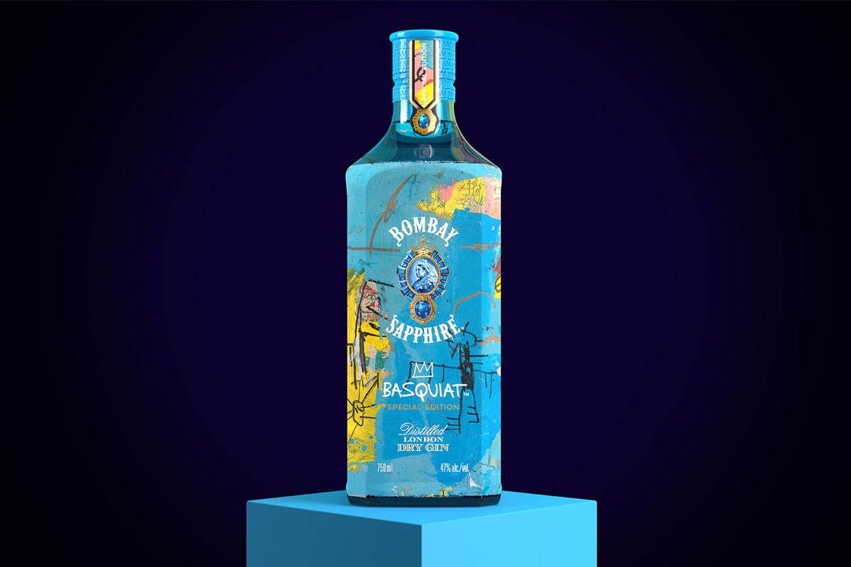 涂鸦包装瓶设计 英国Bombay Sapphire杜松子酒包装设计
