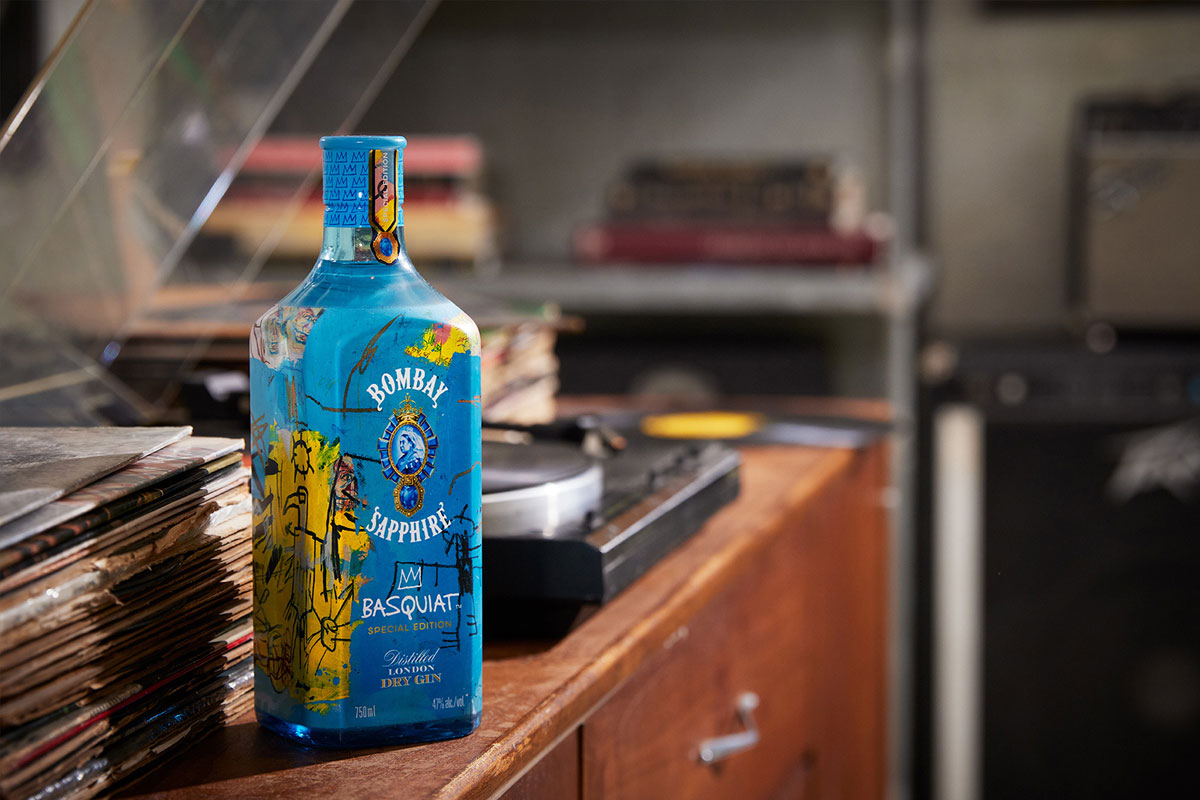 英国Bombay Sapphire杜松子酒包装设计-涂鸦元素设计